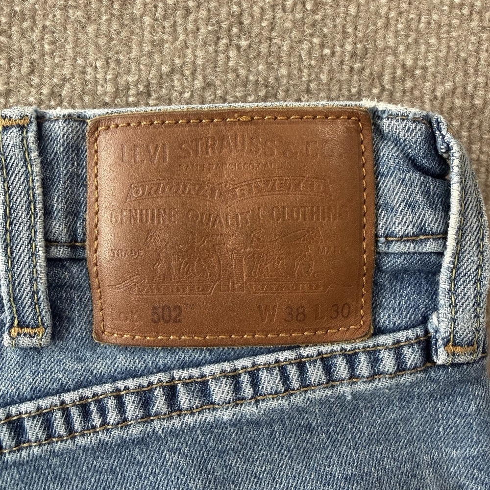 Levis Big E Mens Straight‎ Leg Jeans Waterless Men's Size 38X30 - Picture 11 of 12